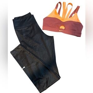 Nike Bundle Legging M + Top S
